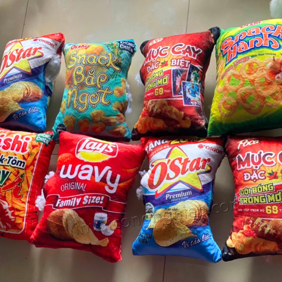 in áo gối hình thú
